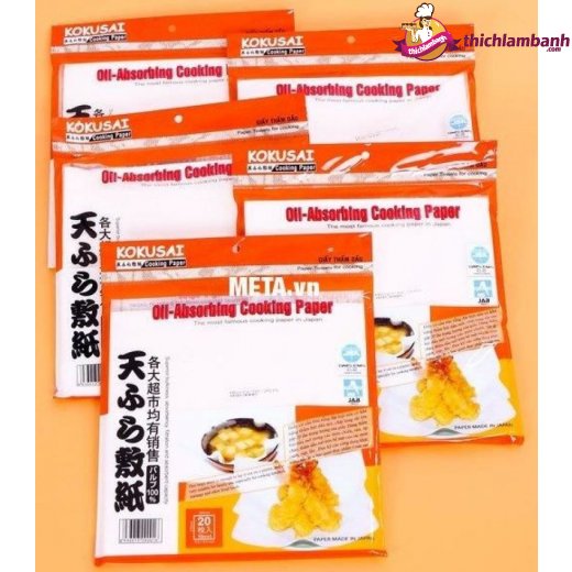 Giấy thấm dầu KOKUSAI Nhật Bản 20 tờ