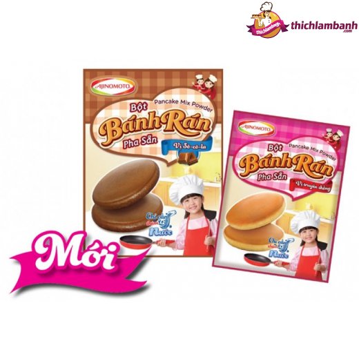 Bột bánh rán pha sẵn Ajinomoto vị sôcôla