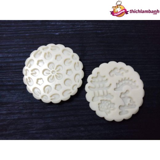 Khuôn lò xo 125g 2 mặt tròn hoa LX16