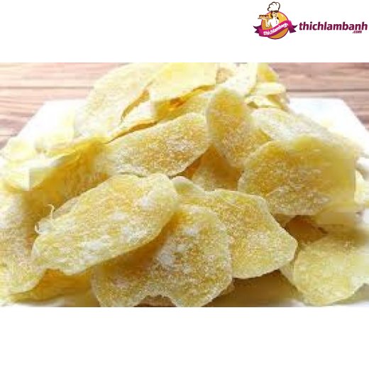 Mứt gừng trắng lát