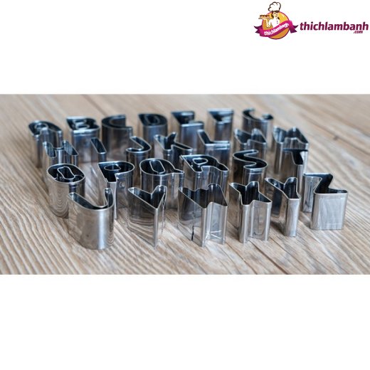Bộ nhấn 26 chữ cái bằng inox
