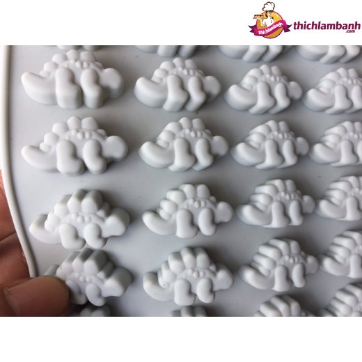 Khuôn silicon 42 khủng long nhí