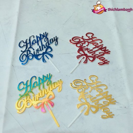 Bảng nhựa trang trí sinh nhật