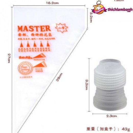 Bộ 6 đuôi + chốt + túi nylon Bộ A