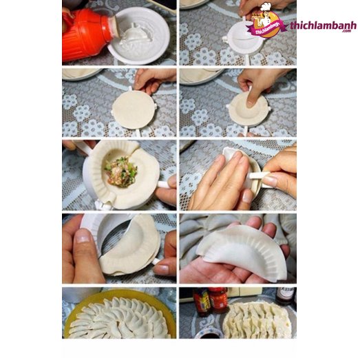khuôn làm bánh xếp nhựa