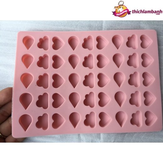 Khuôn silicon 45 mây giọt nước