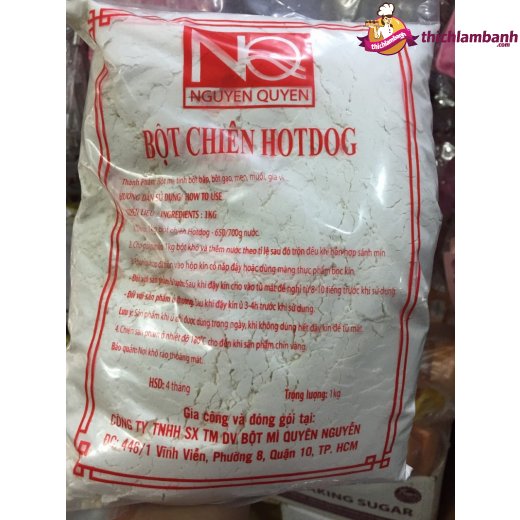 Bột Chiên Hotdog NQ 1kg
