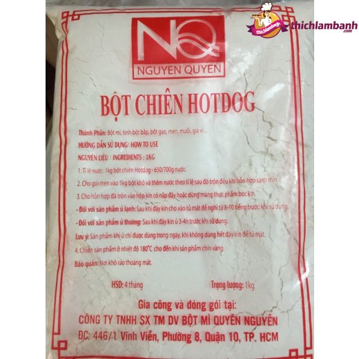 Bột Chiên Hotdog NQ 1kg