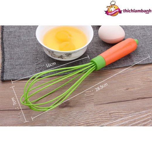 Phới lồng đánh trứng hình cà rốt
