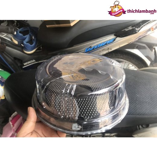 Hộp nhựa đậy tròn 47 thấp đen