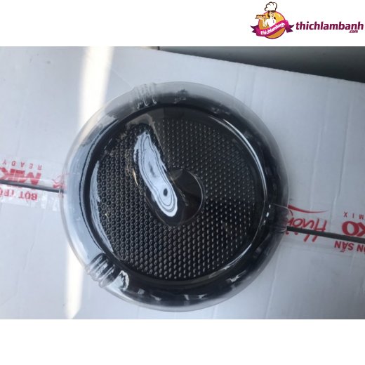 Hộp nhựa đậy tròn 47 thấp đen