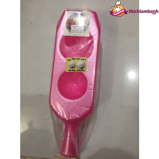 Khuôn bánh bao đôi  2 cái ngọc lan