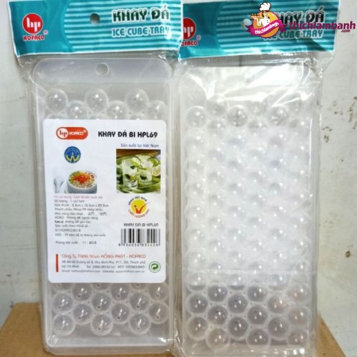 Khay Đá nhựa Bi 63 Viên - HPL 69