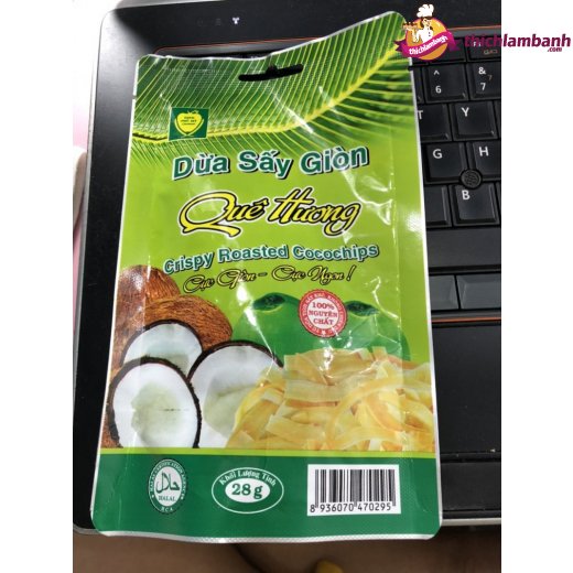 Dừa sấy giòn vàng 28gr