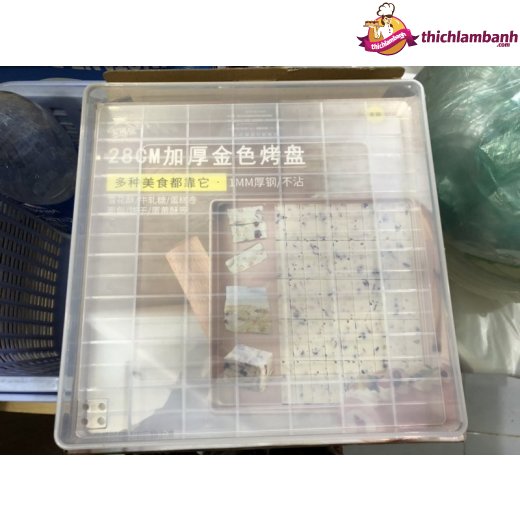 Khuôn làm kẹo nougat khung nhựa HÌNH VUÔNG