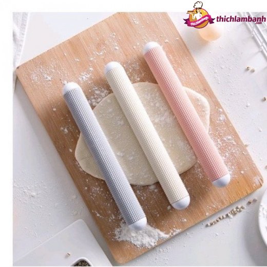Cán bột nhựa gai 27 cm