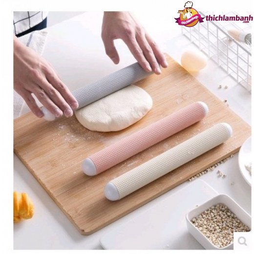 Cán bột nhựa gai 27 cm