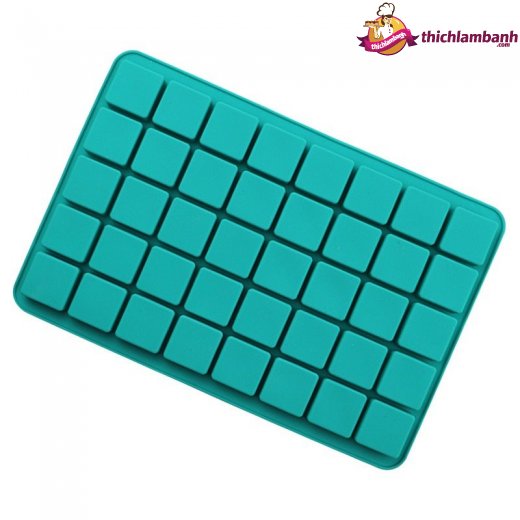 Khuôn silicon 40 ô vuông 3cm