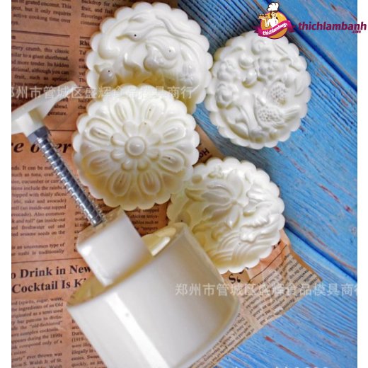 Khuôn lò xo 200g tròn 4 mặt uyên ương