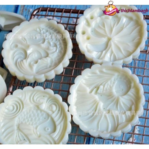 Khuôn lò xo 150-190g 4 mặt cá Koi lá sen
