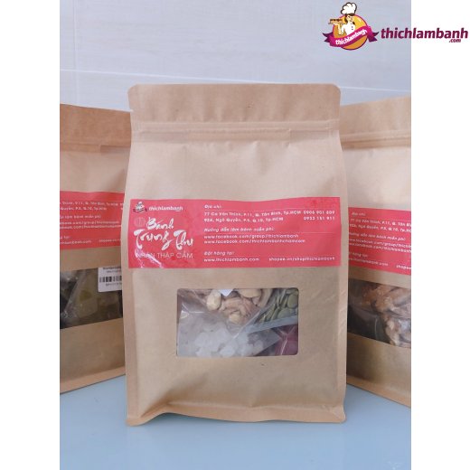 Combo Nhân thập cẩm bánh Trung Thu không trứng muối - làm được10 bánh có trọng lượng tối đa 125g