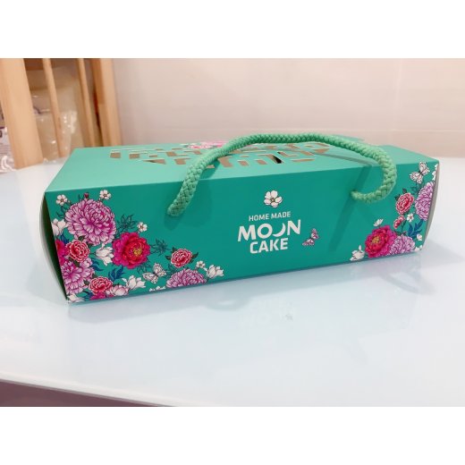 Hộp giấy trung thu 2 bánh dây > 200gr Mẫu đơn