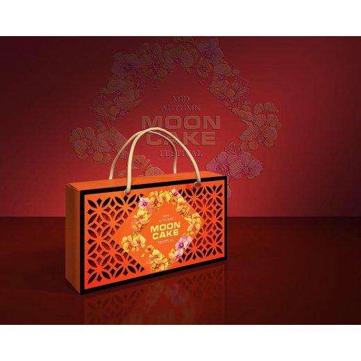 Hộp giấy trung thu 2 bánh dây > 200gr Phong lan