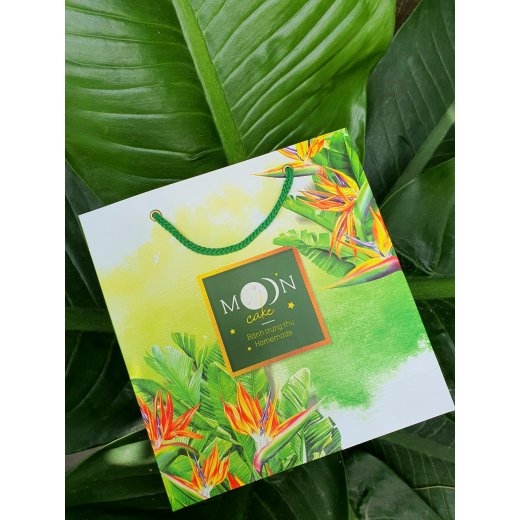 Hộp giấy trung thu 4 bánh 200-250gr không ngăn Thiên Điểu