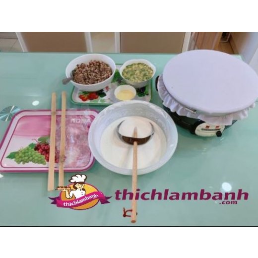 Bộ khung vải làm bánh cuốn