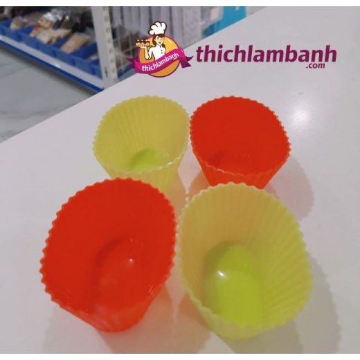 Khuôn silicon rời hình thoi 7cm