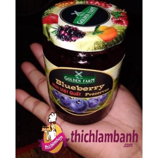 Mứt việt quất Preserves Golden Farm hũ 210g