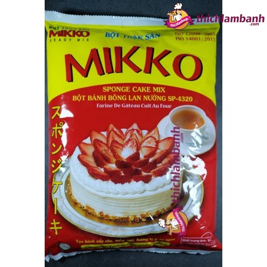 Bột bông lan nướng mikko 4320