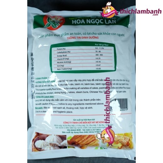 Bột mì hoa ngọc lan 500 gr