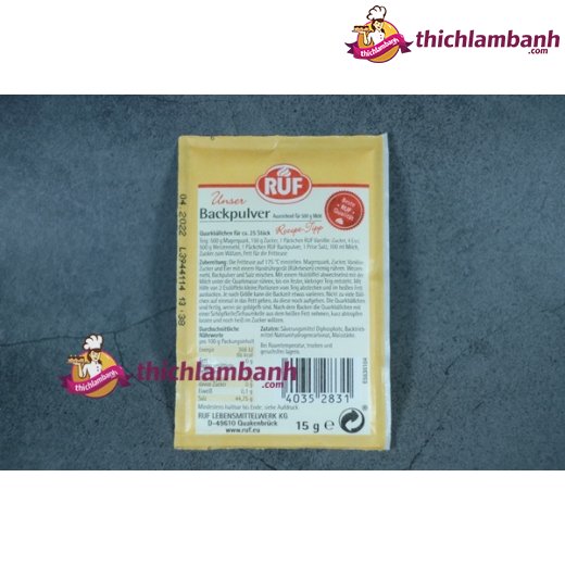Bột nở/ bột nổi / baking powder Ruf 15gr
