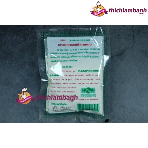 Bột thạch rau câu cá vàng Thái Lan 25g
