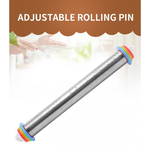 Cán bột điều chỉnh độ dày Inox