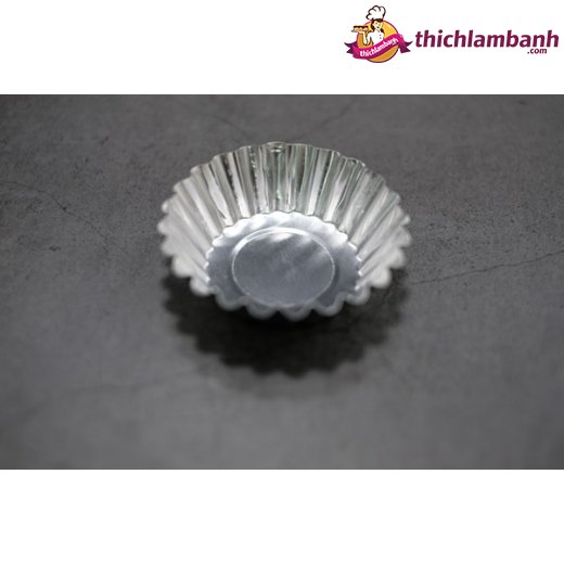 Khuôn tart nhôm hoa cúc 10 cái