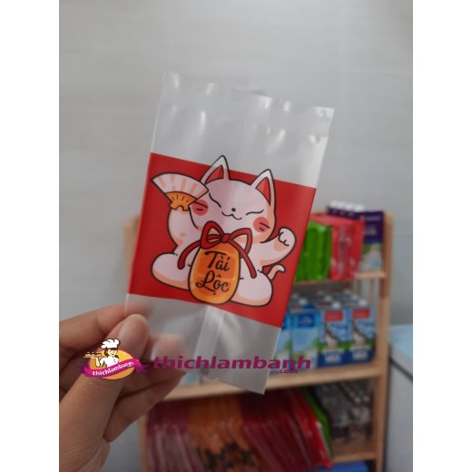Set 50 túi ép mèo thần tài