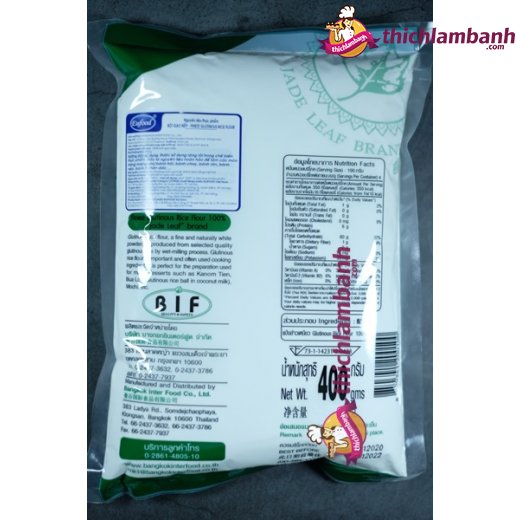 Tinh bột gạo nếp Thái Lan - 400gr