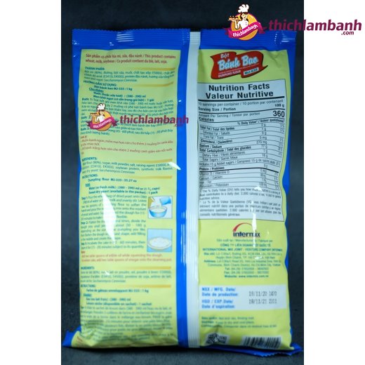 Bột bánh bao Mikko 1kg