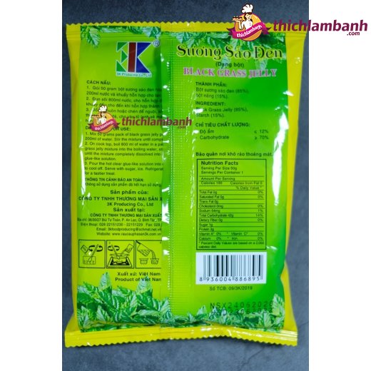 Bột sương sáo đen 3K 50g