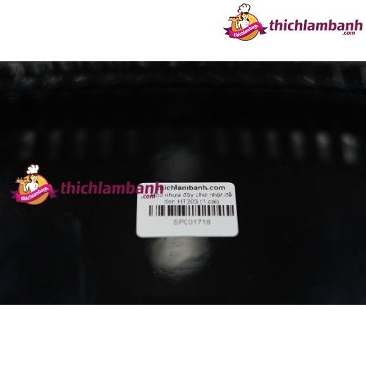 Hộp nhựa đậy chữ nhật đế đen HT203