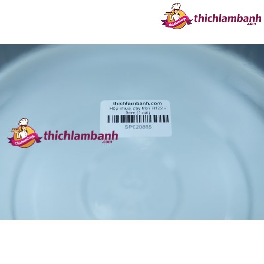 Hộp nhựa đậy tròn H122 nhiều kích thước