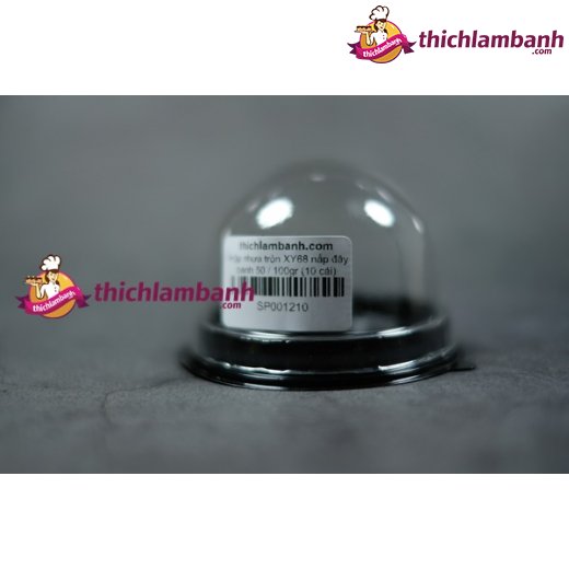 Hộp nhựa tròn XY68 nắp đậy bánh 50-75gr
