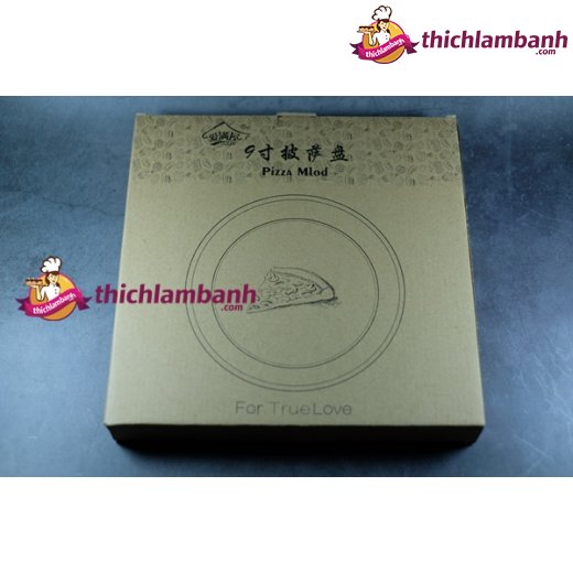 Khuôn pizza vàng 9 inch