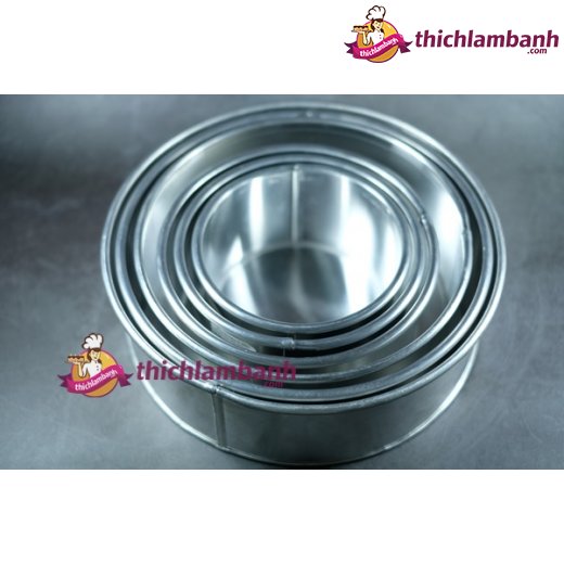 Khuôn tròn đáy liền nhiều kích thước