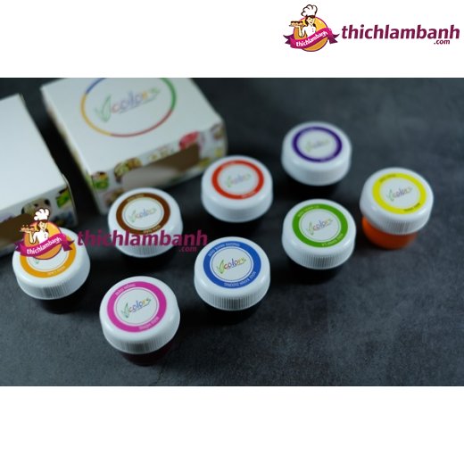 Màu thực phẩm màu Cam  V color dạng gel