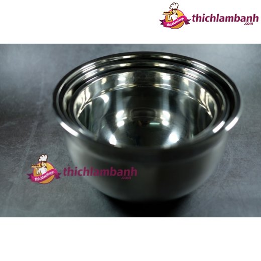 Thau inox đế chống trượt nhiều kích thước