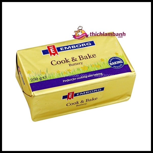 Bơ lạt Cook & Bake Emborg 200gr