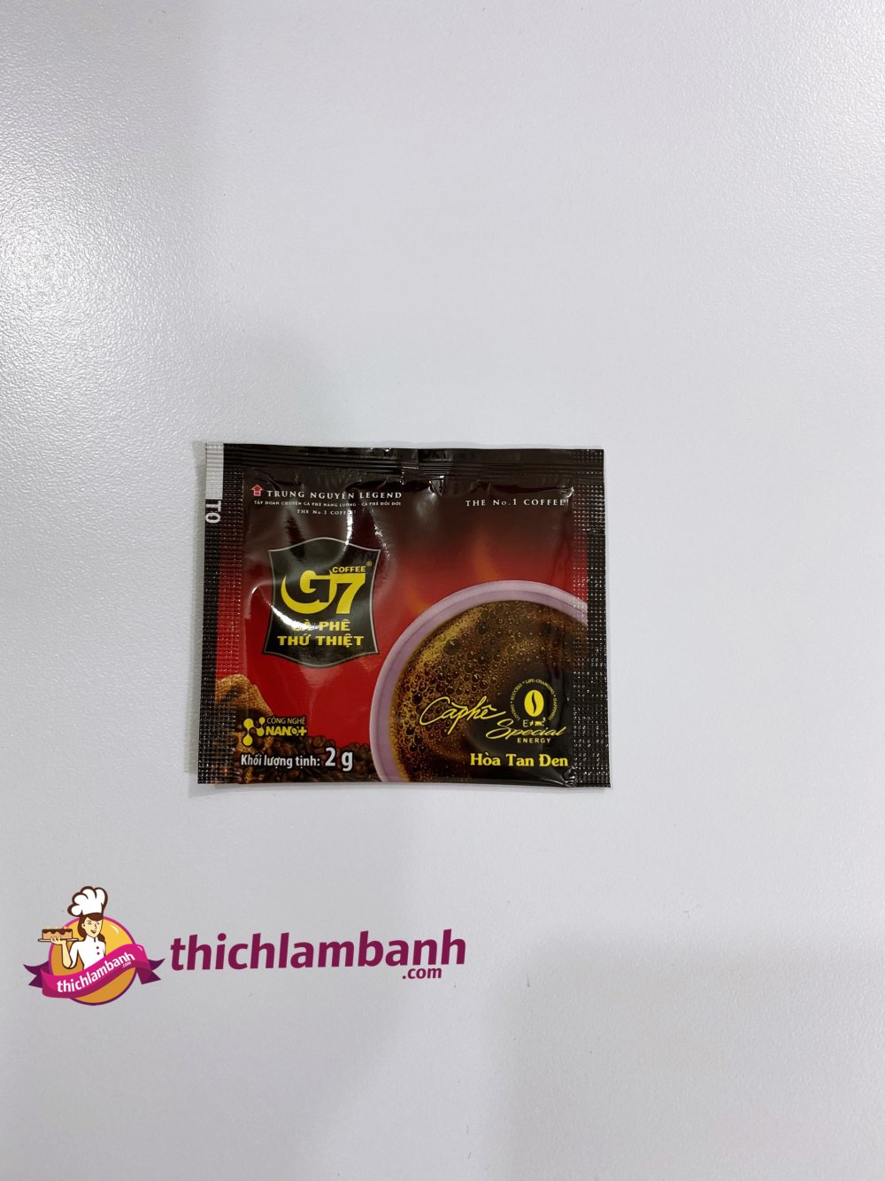 Cà phê đen G7 hòa tan 2g